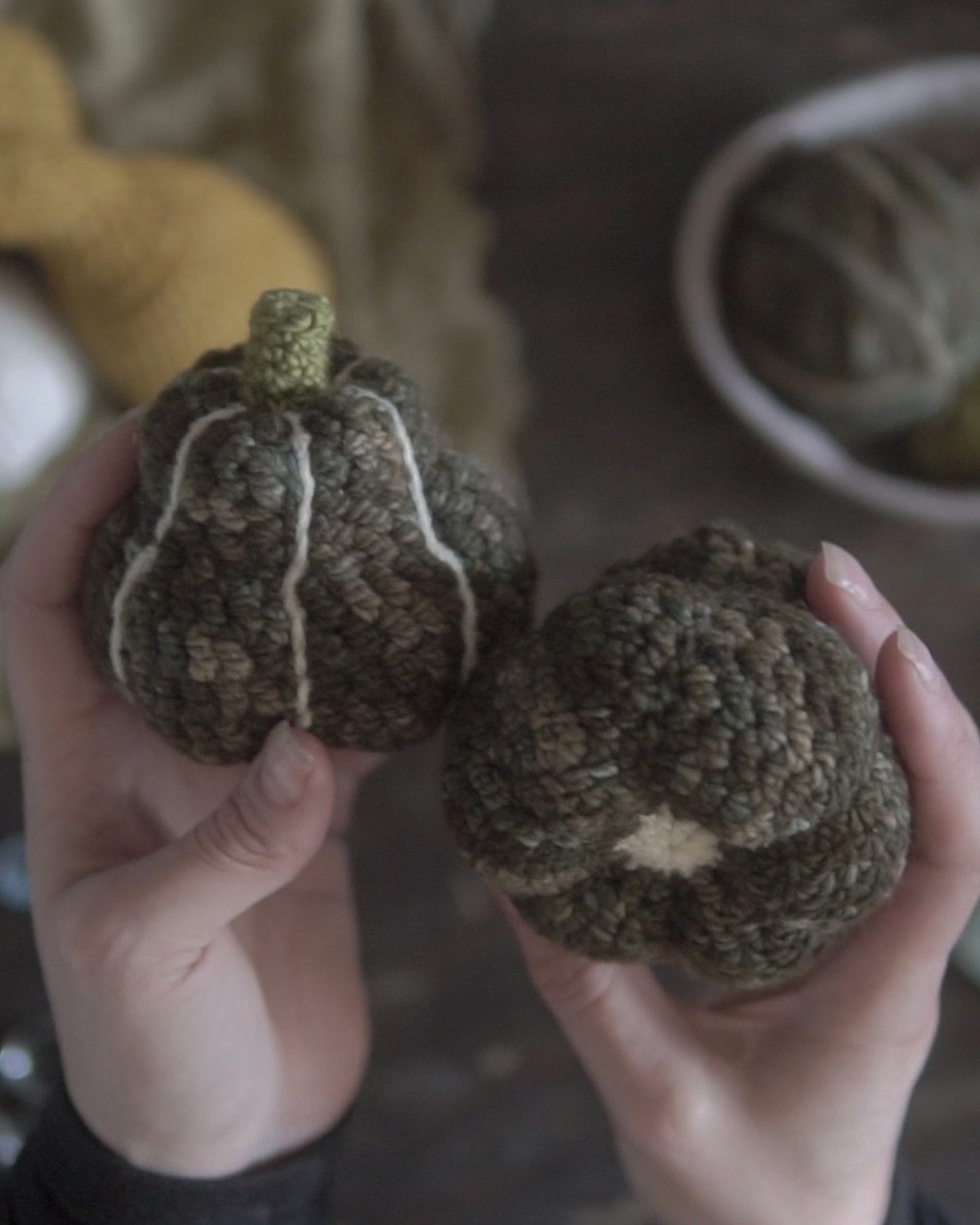 Gourds Crochet Pattern PDF, Amigurumi Autumn Decor
