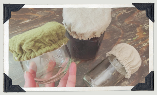 How to Sew Reversible Fabric Jar Covers