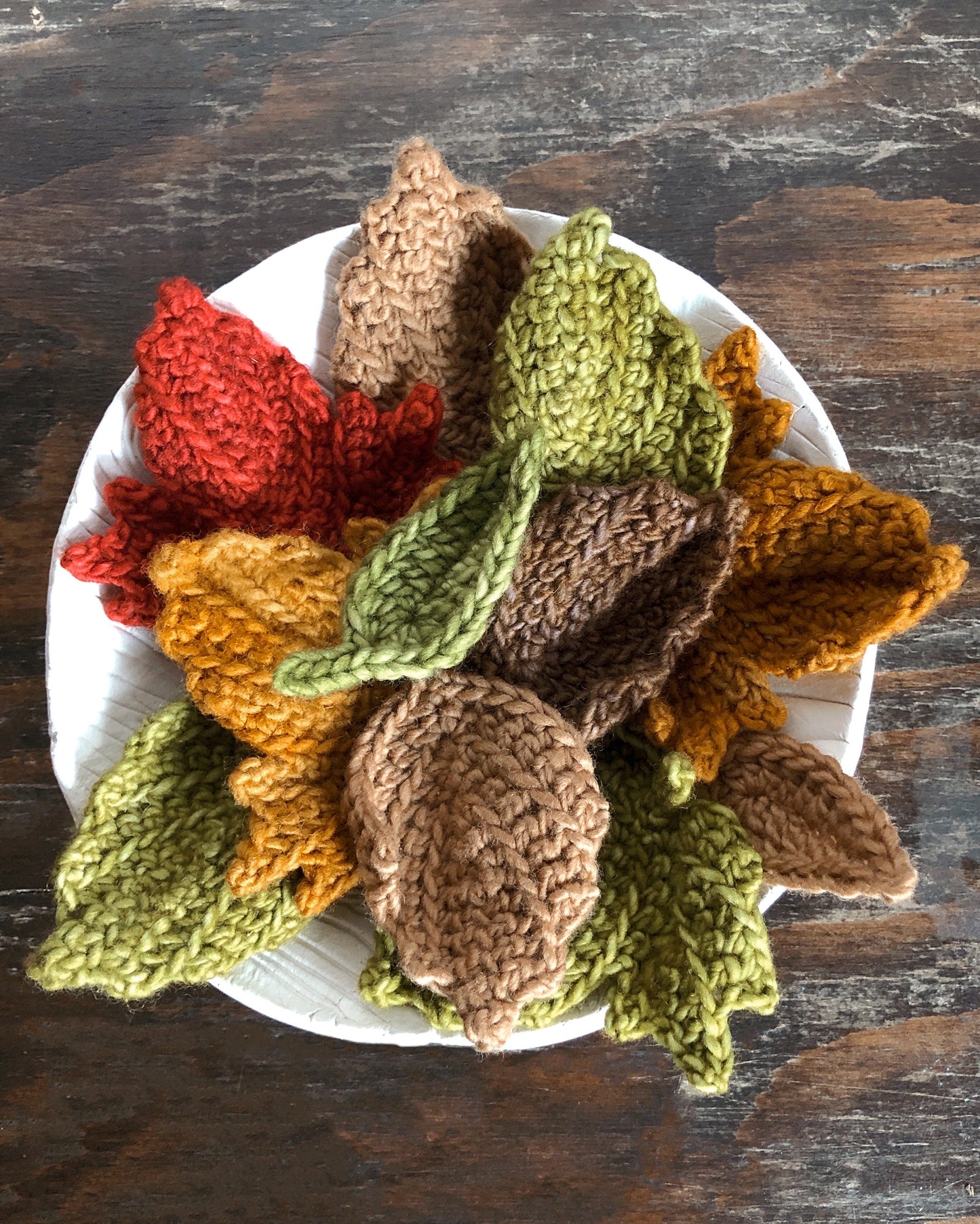 Autumn Leaves Crochet Pattern Set PDF