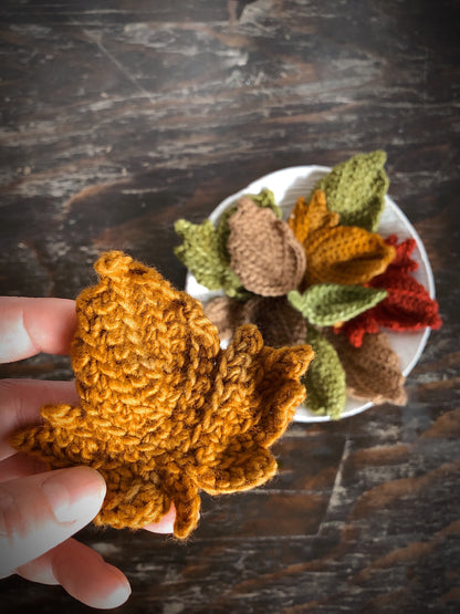 Autumn Leaves Crochet Pattern Set PDF