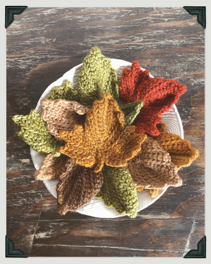 Autumn Leaves Crochet Pattern Set PDF